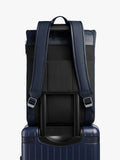 Carl Friedrik City-Hopper nylon backpack 23L with leather trims (British brand)
