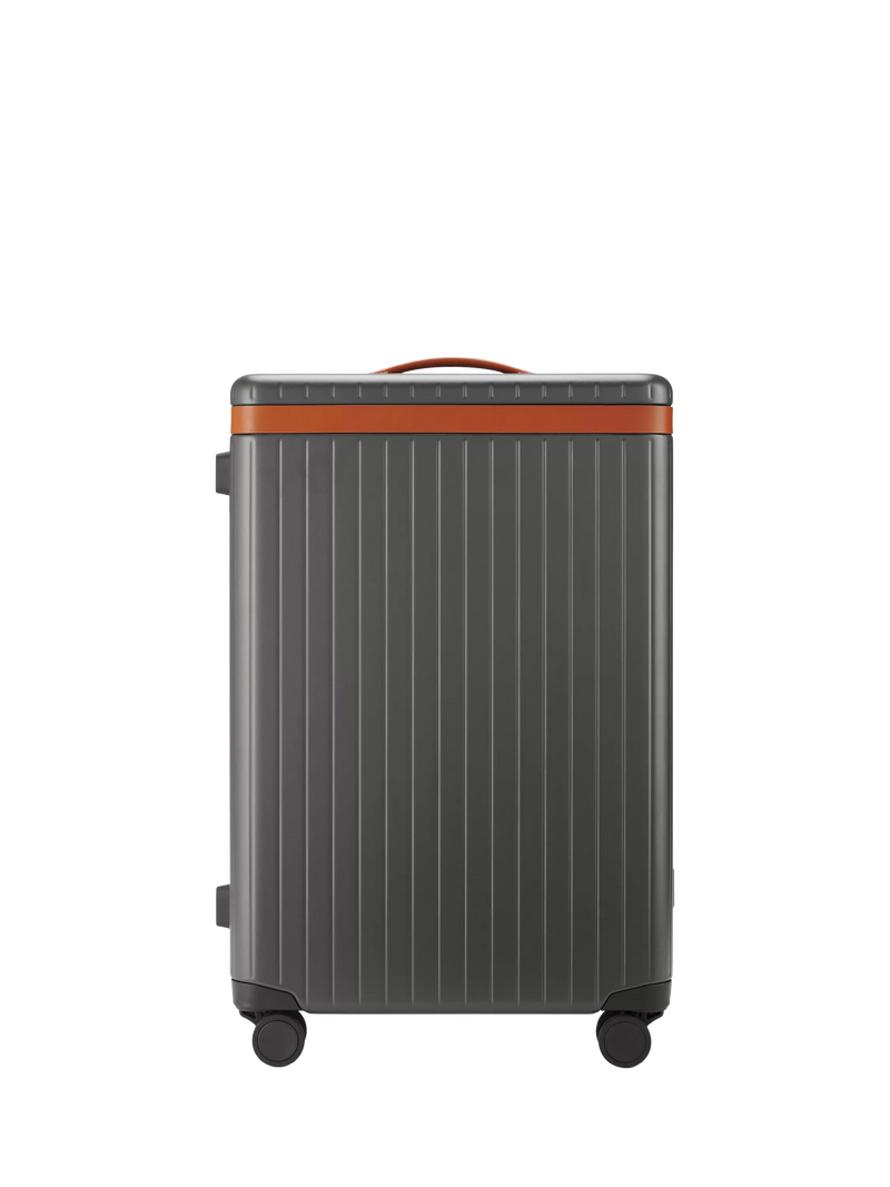 Carl Friedrik The Check-In 4-Wheel Medium Suitcase 69L Navy Hackett