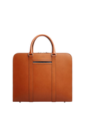 Carl Friedrik Palissy Leather Overnight Bag, Chocolate, 27L