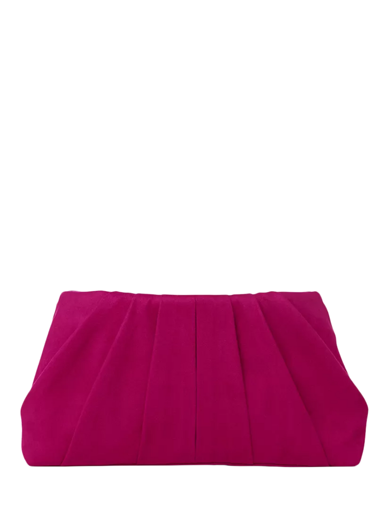 Paradox London Desert Soft Pleated Clutch Bag