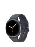 Samsung Galaxy Watch8 smartwatch with Bluetooth and silicone strap (British brand)