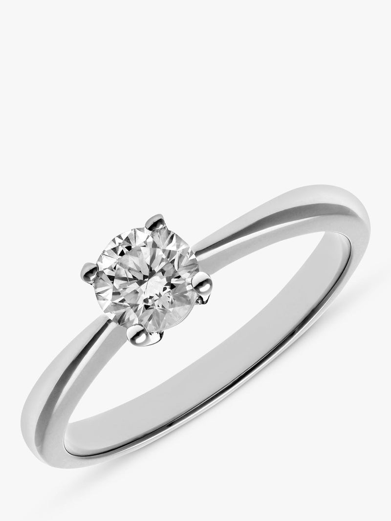 Mogul 18ct white gold diamond engagement ring 0.50ct (British brand)