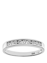 John Lewis Mogul 18ct White Gold Diamond Eternity Ring- Buy online at McGrocer