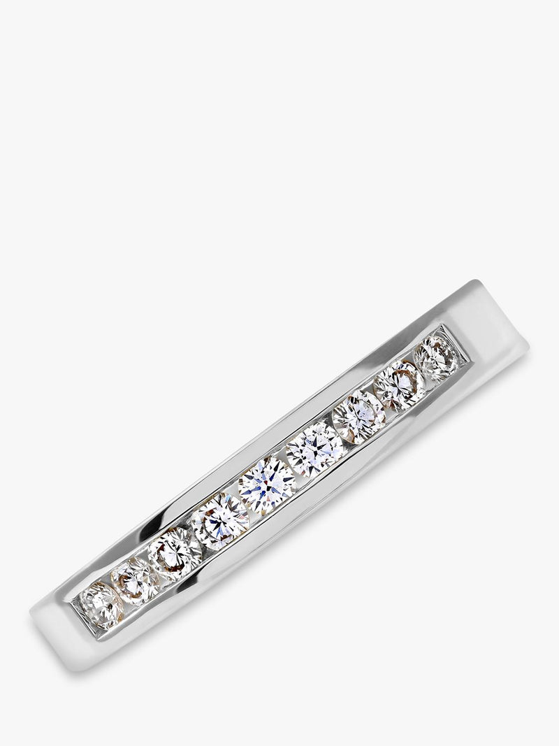 Mogul 18ct white gold diamond eternity ring 0.25ct - British product