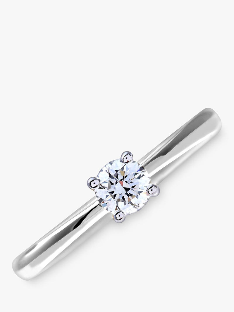 Mogul 18ct white gold diamond engagement ring 0.25 carat, imported from the UK