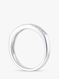 Mogul 9ct white gold diamond eternity ring, imported from the UK