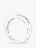 Mogul diamond eternity ring 9ct white gold, imported from the UK