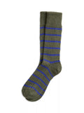 Celtic & Co. ladies striped merino wool socks, UK version