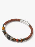 Simon Carter Jacob beaded leather bracelet, UK version
