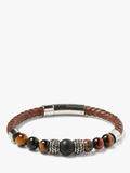 Simon Carter Jacob beaded leather bracelet, UK version