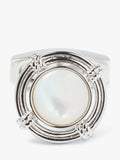 Simon Carter Lifebouy cufflinks silver white, imported from the UK