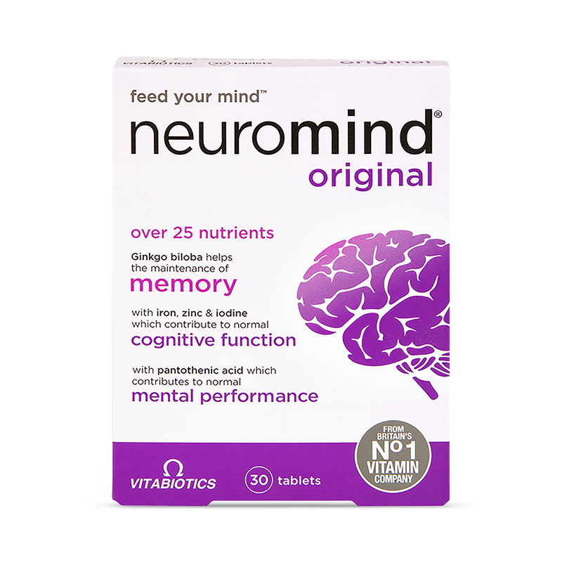 Vitabiotics Neuromind cognitive support supplement 30 tablets, imported from the UK