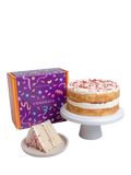 Cutter & Squidge Victoria Sponge Celebration Cake, Congratulations Sleeve, Small