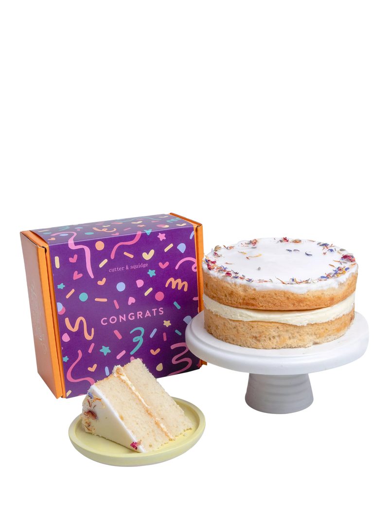 Cutter & Squidge lemon drizzle sponge cake 6 inch, UK version