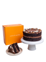 John Lewis Cutter & Squidge Chocolate Fudge Caramel Cake- Buy online at McGrocer