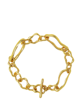 John Lewis Ottoman Hands Etta T-Bar Link Chain Bracelet Gold- Buy online at McGrocer