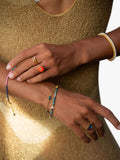 Ottoman Hands Avalon Swirl Pearl Ring gold adjustable, UK version