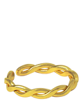 Ottoman Hands gold twist chain ring (British brand)