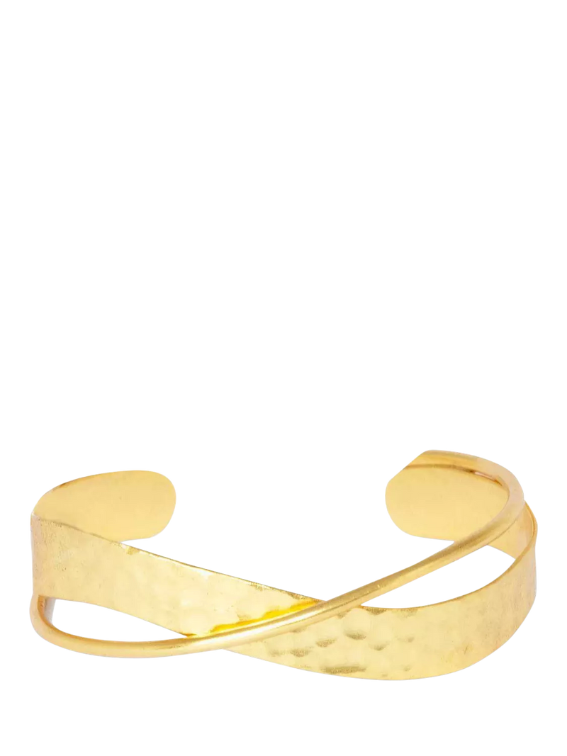 Ottoman Hands gold plated adjustable cuff bracelet - British product
