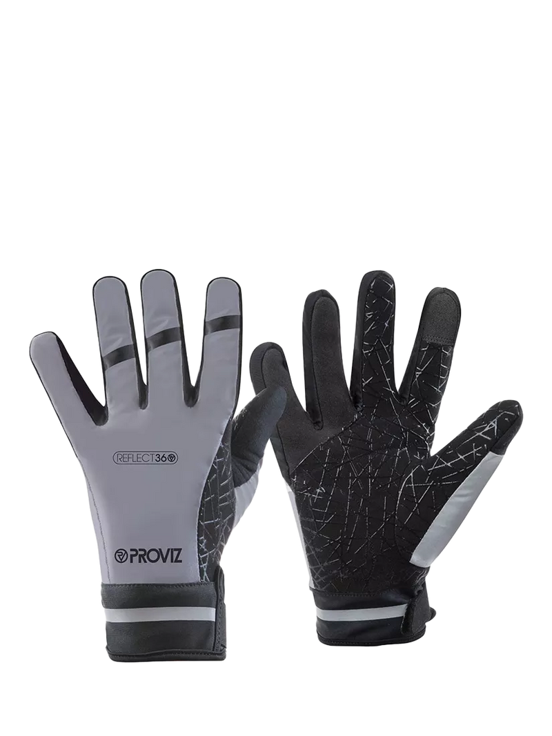 Proviz reflective waterproof cycling gloves, imported from the UK