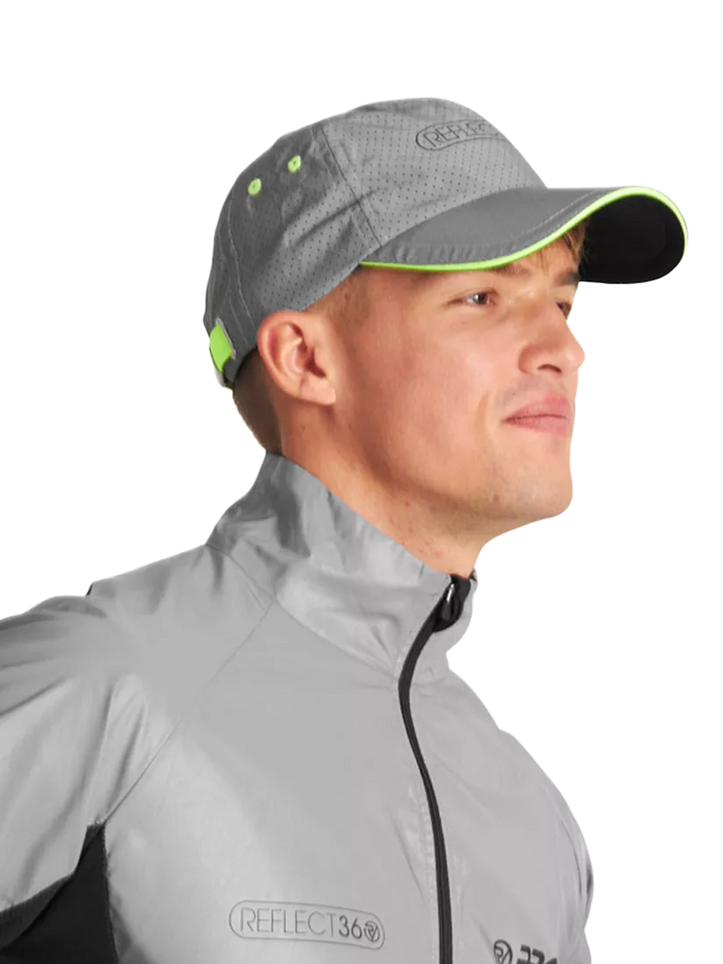 Proviz fully reflective running cap Silver (British brand)