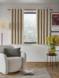 John Lewis distressed velvet curtains in champagne - British product