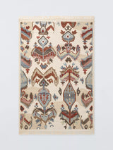 John Lewis John Lewis Farah Ikat Wool Rich Rug Natural/Multi 180 x 120cm- Buy online at McGrocer