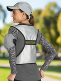Proviz reflective running vest in silver, British brand