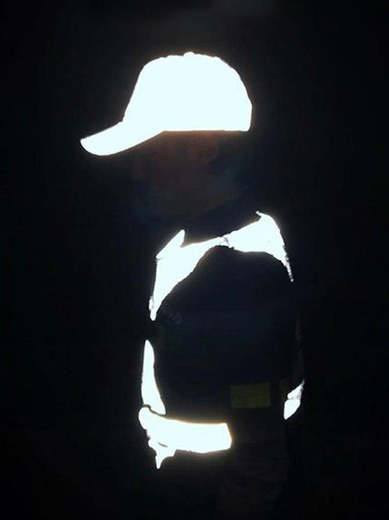 Proviz reflective running vest in silver, British brand