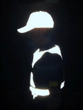 Proviz reflective running vest in silver, British brand
