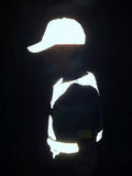 Proviz reflective running vest in silver, British brand