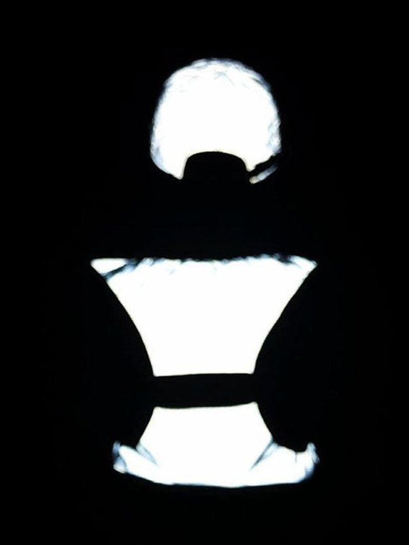 Proviz reflective running vest in silver, British brand
