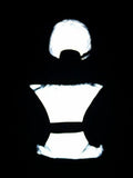Proviz reflective running vest in silver, British brand