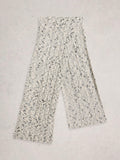 White Stuff space dye knit scarf Grey Multi 90cm (British brand)