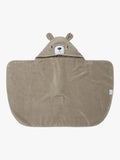 MORI baby hooded toddler towel taupe, UK version