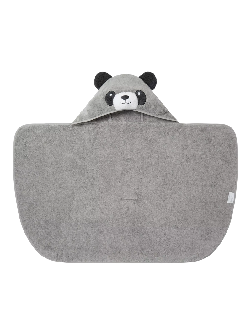 MORI baby hooded towel panda grey, UK version