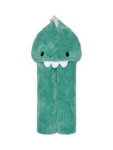John Lewis MORI Baby Cotton Dinosaur Hooded Toddler Towel Dino- Buy online at McGrocer