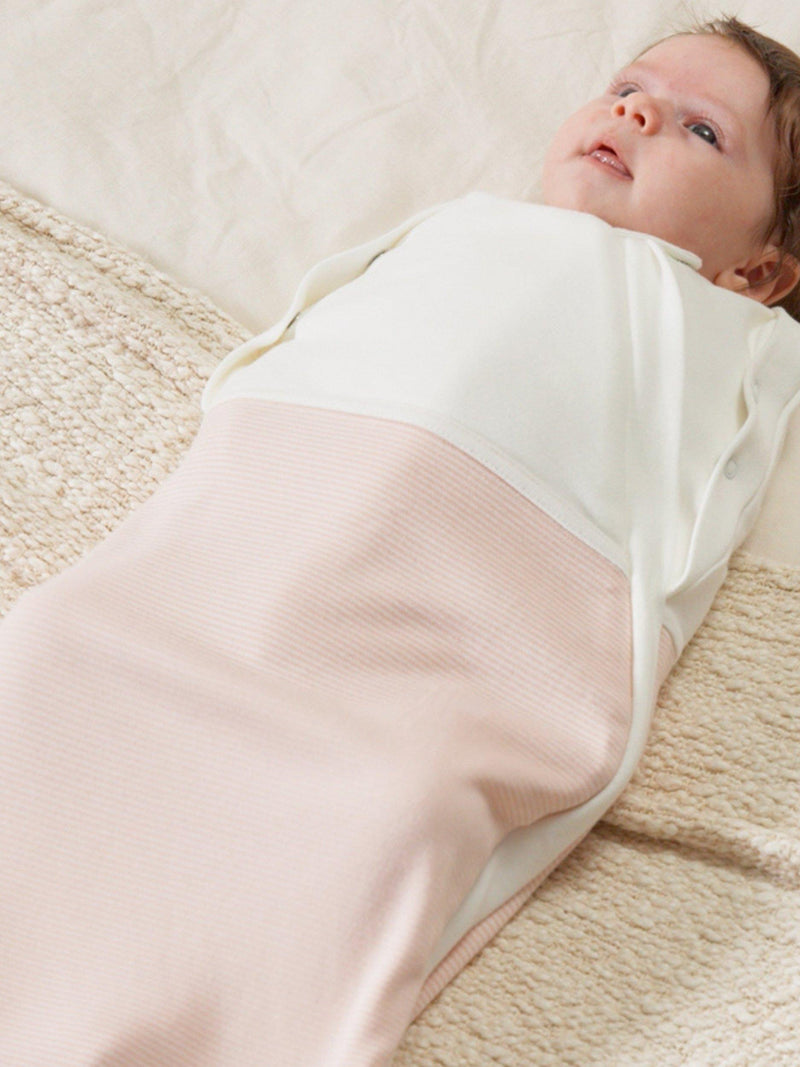 MORI Baby Swaddle Bag Blush newborn - British product