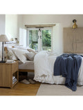 Christy Organic Retreat Ruffle double duvet cover set, imported from the UK