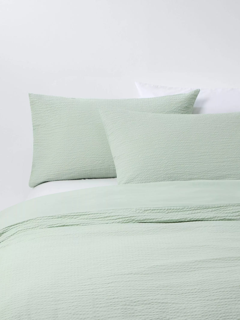John Lewis seersucker duvet cover set double, imported from the UK