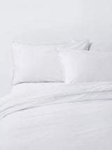John Lewis John Lewis 400 Thread Count Organic Cotton Piped Duvet Cover Set Double- Buy online at McGrocer
