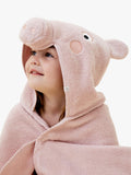 MORI Peppa Pig hooded bath towel in pink (British brand)