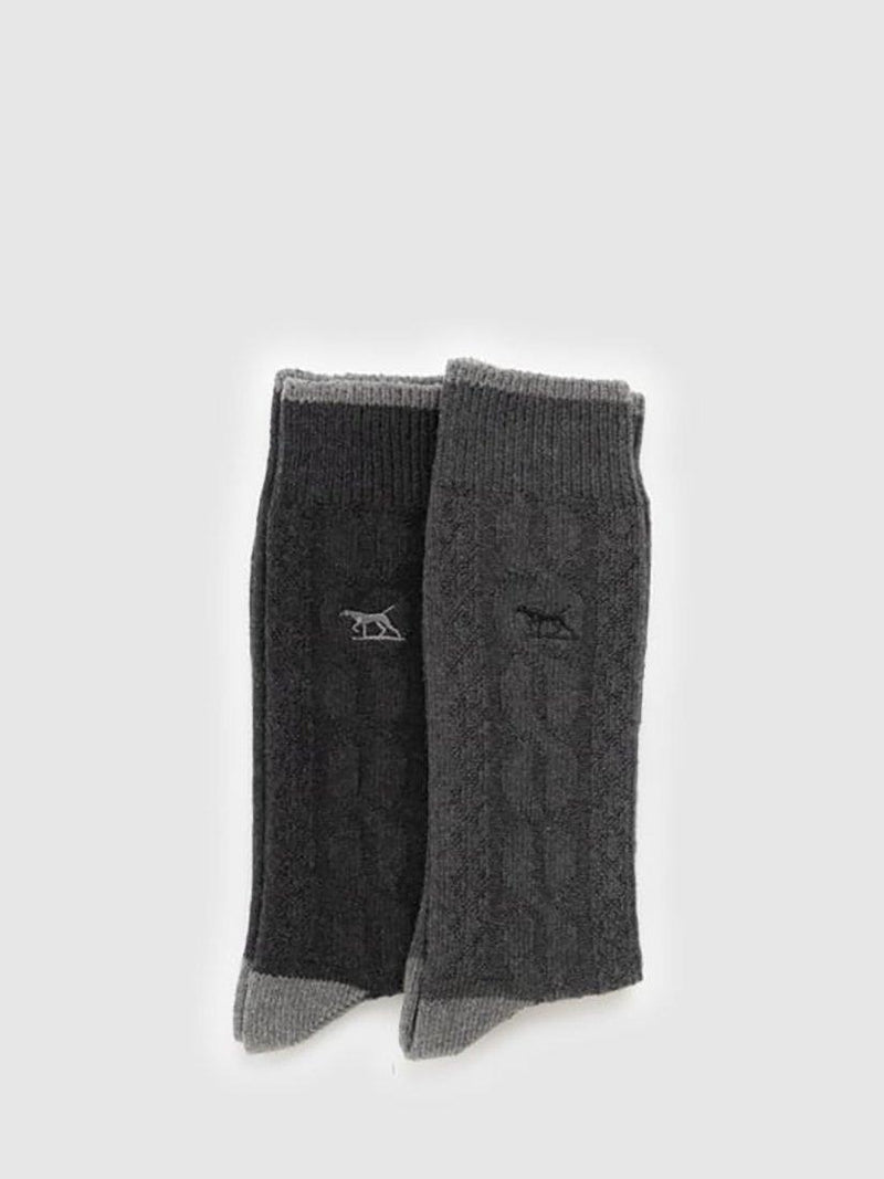 Rodd & Gunn cable knit socks two pack, imported from the UK