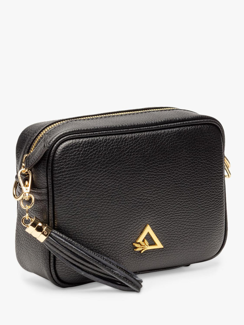 Hay Life leather camera bag black, imported from the UK