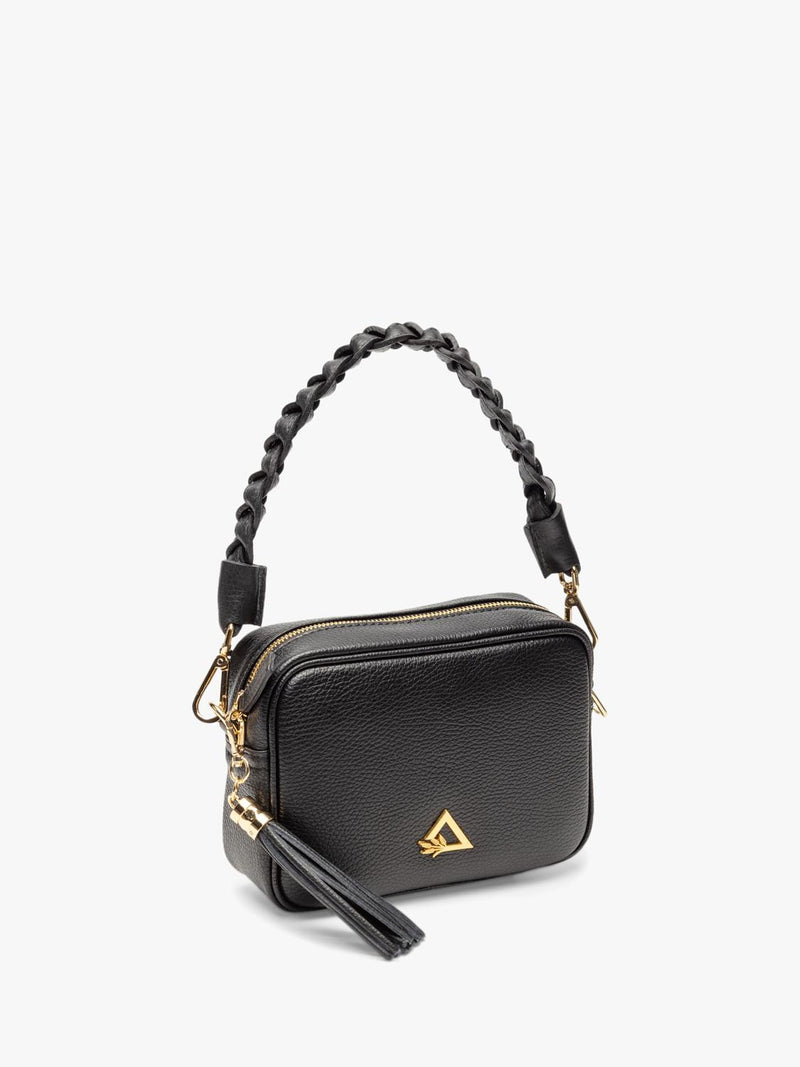 Hay Life leather camera bag black, imported from the UK