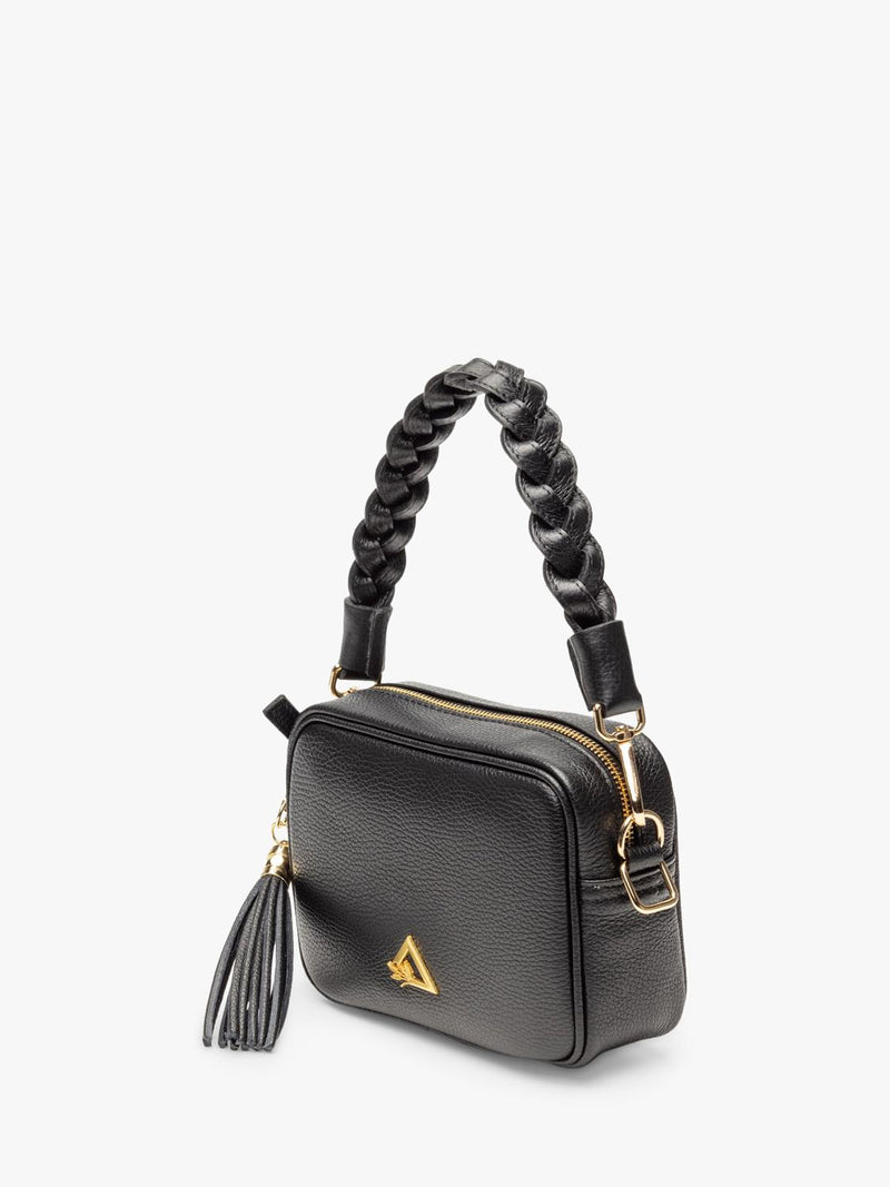 Hay Life leather camera bag black, imported from the UK