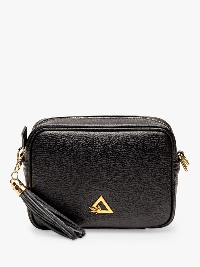Hay Life leather camera bag black, imported from the UK