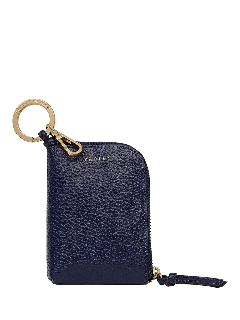 Radley Golden Lane bag charm leather card holder (British brand)