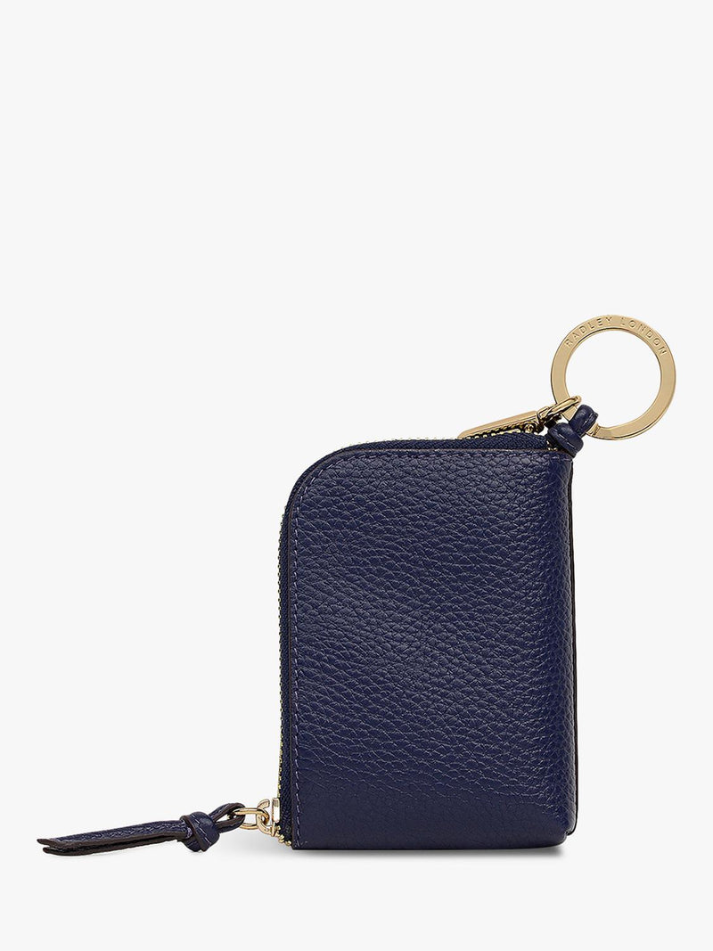 Radley Golden Lane bag charm leather card holder (British brand)