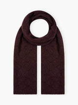 John Lewis Brora Pointelle Knit Pure Cashmere Scarf Rectangular 130 x 27cm- Buy online at McGrocer